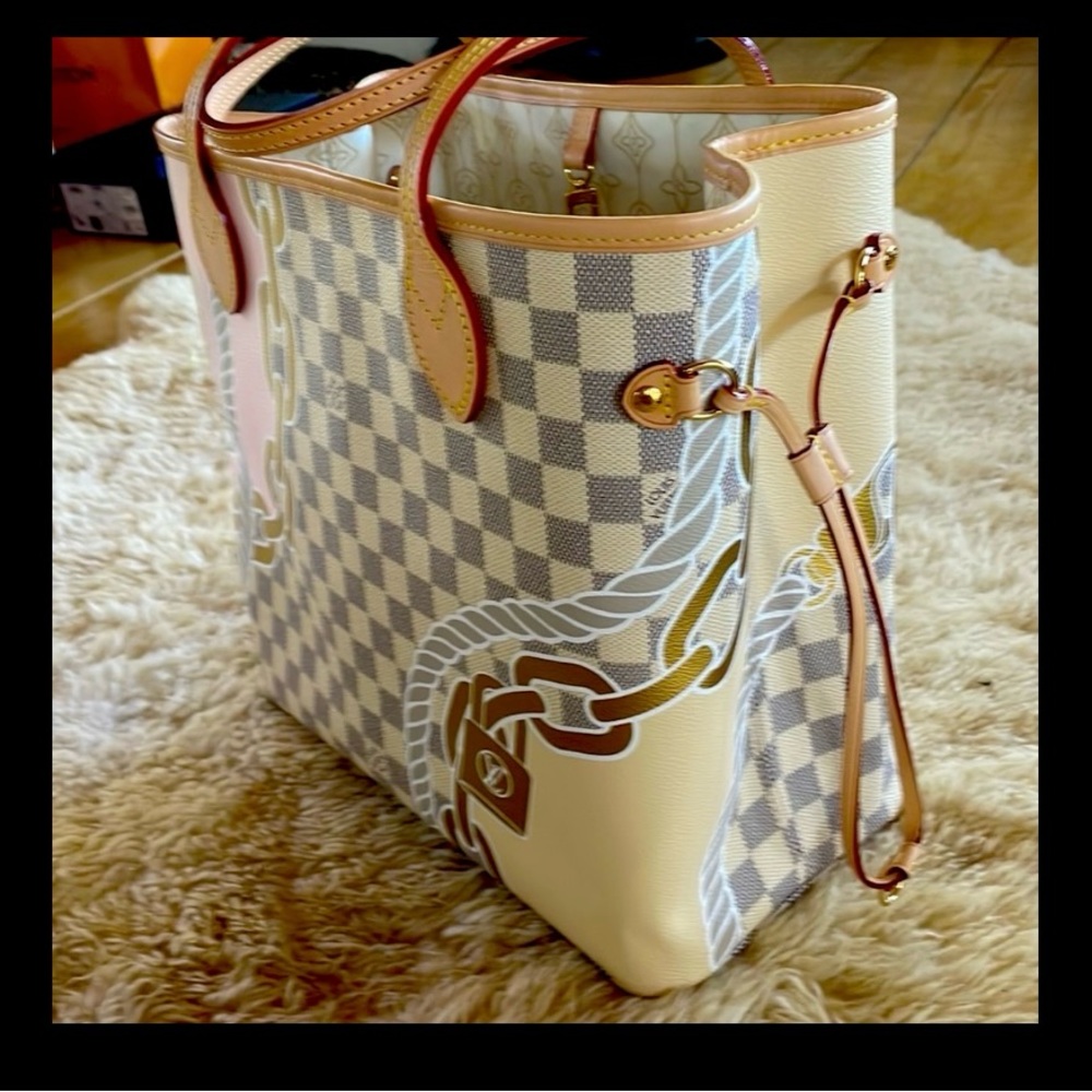 One of a kind, Louis Vuitton, tote, and wallet.